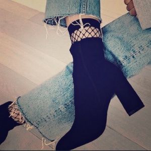 🆕 Suede Sock Bootie